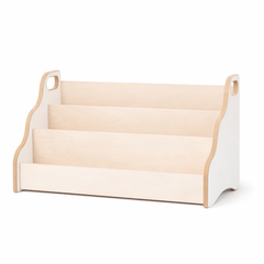 Bibliothèque Enfant en Bois Naturel - Coffre a jouet Montessori