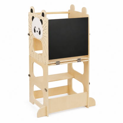 Tour d'apprentissage Montessori 3 en 1 - Panda ou singe