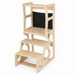 Tour d'observation Montessori 3 en 1 - Bois naturel