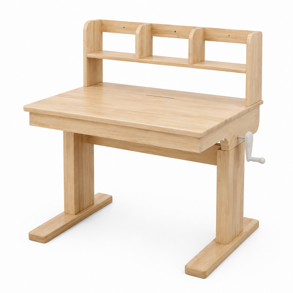 Bureau enfant réglable en hauteur en bois