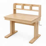 Bureau Enfant Réglable en Hauteur - Bois Massif Inclinable