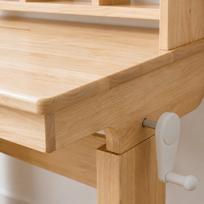 Bureau Enfant Réglable en Hauteur - Bois Massif Inclinable