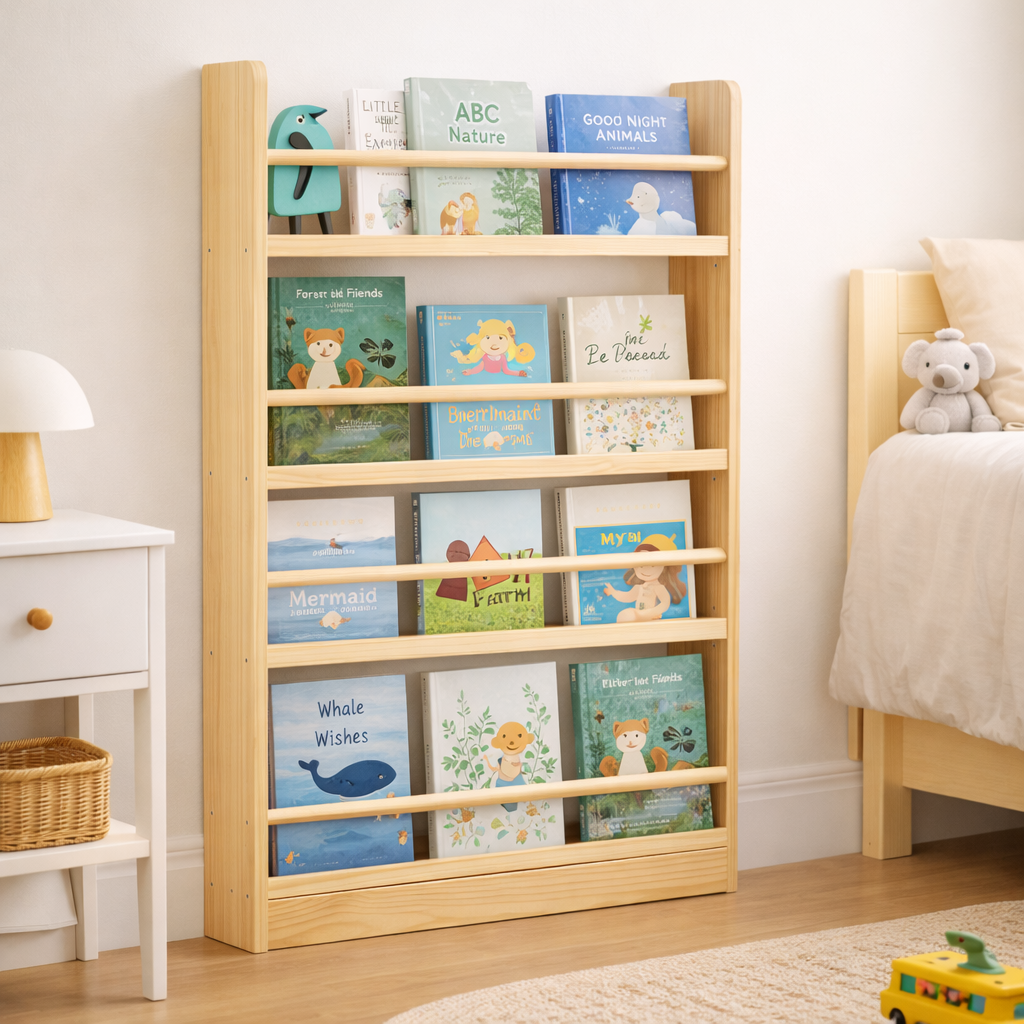 Modèle Oslo grande capacité hauteur 120 cm pour collection de livres enfant