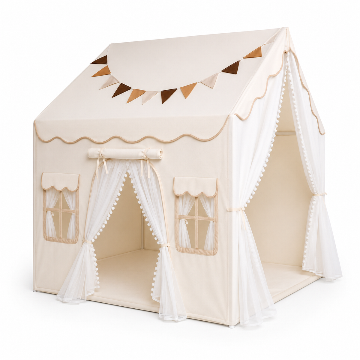 Tente Cabane Enfant - Maison de Jeu avec Guirlande LED