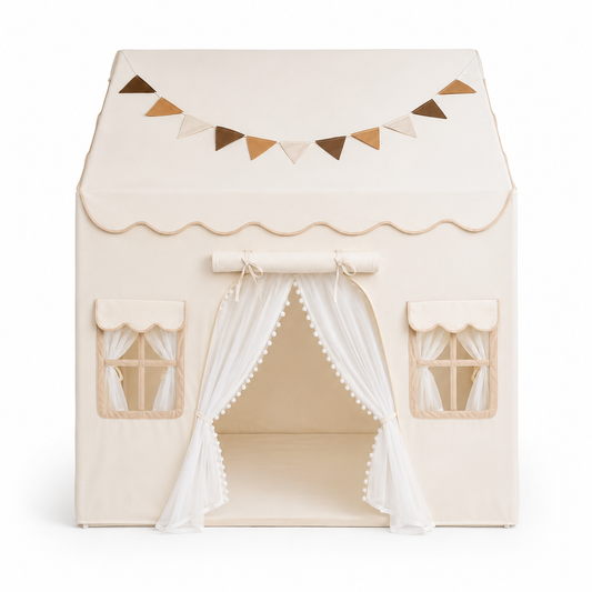 Tente Cabane Enfant - Maison de Jeu avec Guirlande LED